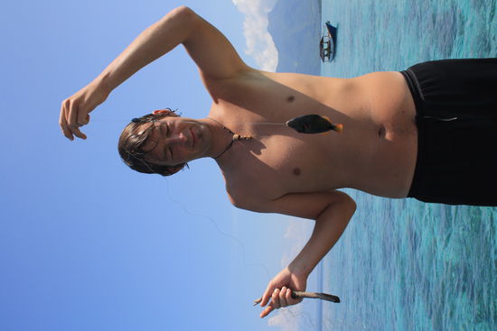 Mein sensationeller Fang.
Man braucht halt viele davon um satt zu werden 