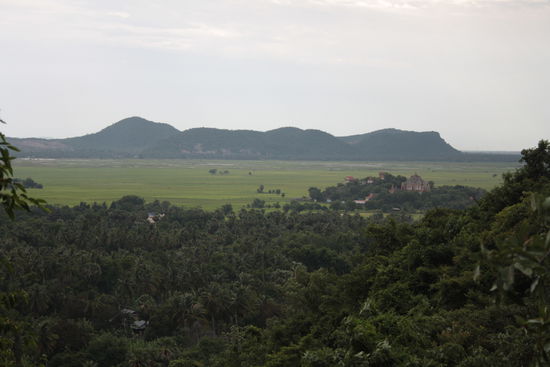 Die Aussicht über die Landschaft