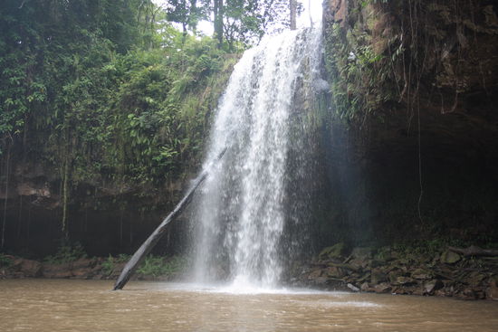 ..bis wir dann im kühlen Wasser schwimmen konnten, herrlich.