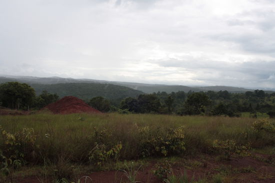 ...und so sieht es heute von ober aus, leider hat es viele Wolken die uns die tolle Sicht versperren
