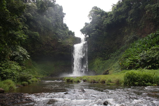 Der erste Wasserfall den wir heute besuchen...