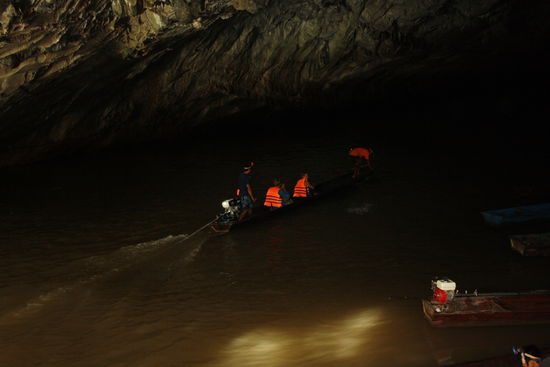 und los geht es mit dem Boot