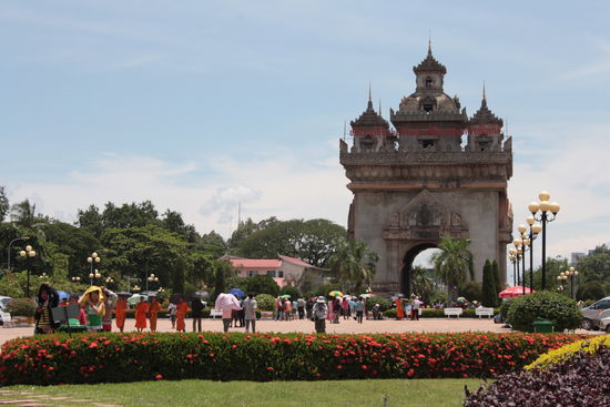 Der Arc the Triumph von Laos