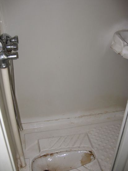 Unser schönes Luxuszimmer mit Klo...