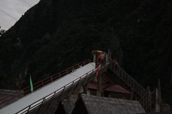 ...ober beim Rutschen, jupiiii