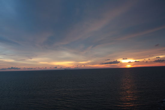 Der Sonnenuntergang war auch traumhaft