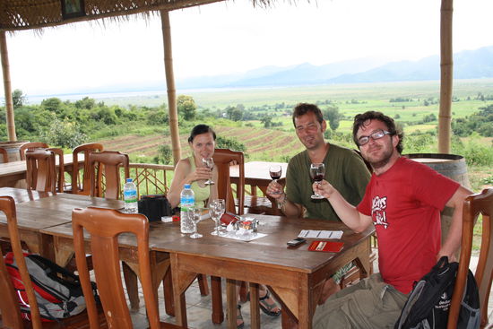Ein Rebberg haben wir auch noch entdeckt und mussten den Wein unbedingt kosten