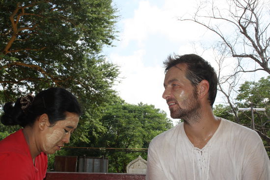 Burmesische Sonnencreme wollen wir auch ausprobieren