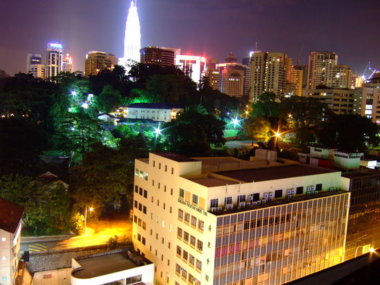 Ausblick vom Hotelzimmer(Puduraya)