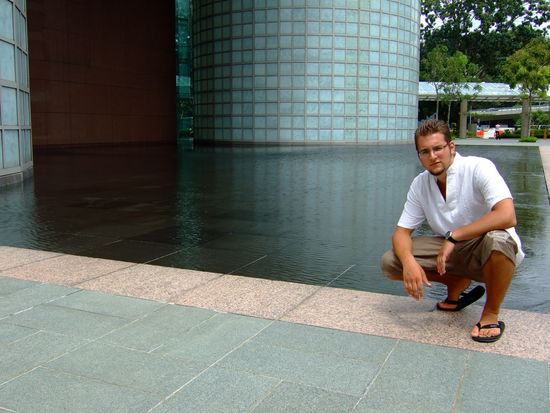 Das im Hintergrund ist Wasser!