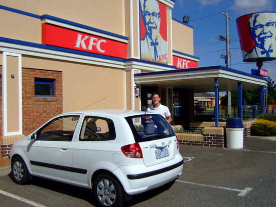 Unser Mietauto hyundai Getz