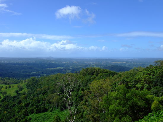 Ausblick in Montville richtung Meer