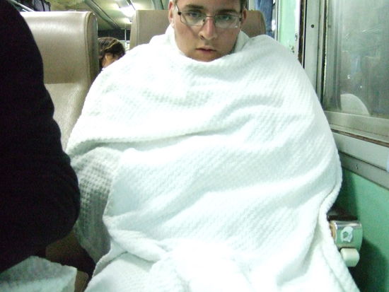 Haben es dann vorgezogen im Gang zu schlafen.bbrrrrrr