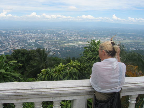 Blick ueber Chiang Mai