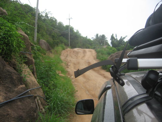 Blick auf die sogenannte Strasse