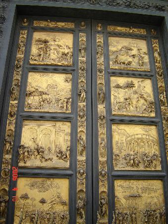 Florenz 2006 - Ostportal des Baptisteriums *Porta del Paradiso* von Lorenzo Ghiberti (1403 - 1452)