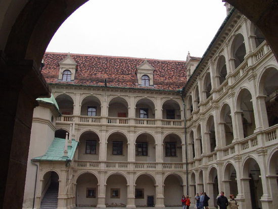 2006 Graz - der Arkadenhof des Landhaus; Sitz des Steiermärkischen Landtages
