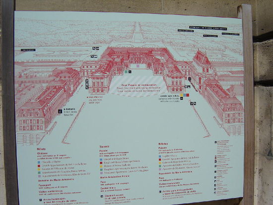 2007 Versailles - der Schlossplan