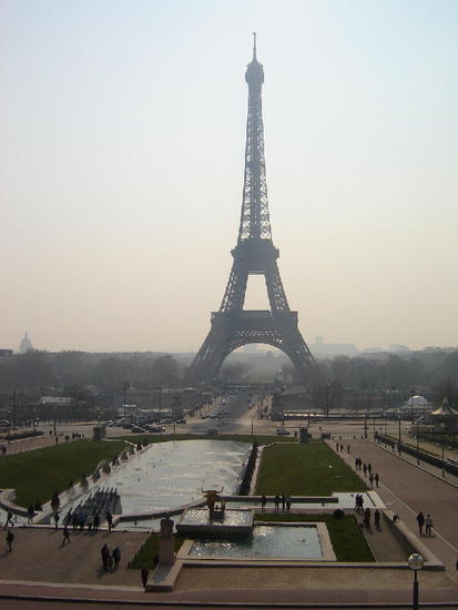 2007 Paris - Blick vom Palais Chaillot zum Eiffelturm