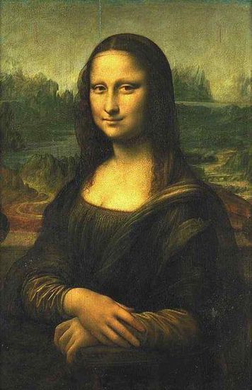 2007 Paris - Mona Lisa; das berühmteste Werk von Leonardo da Vinci