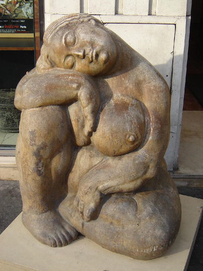 2007 Paris - dieses Paar ziert den Eingang zum Erotikmuseum