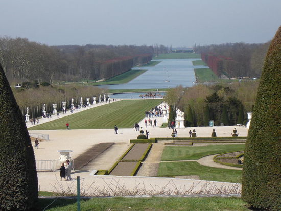 2007 Versailles - die Gärten; leider waren die Springbrunnen nicht in Betrieb