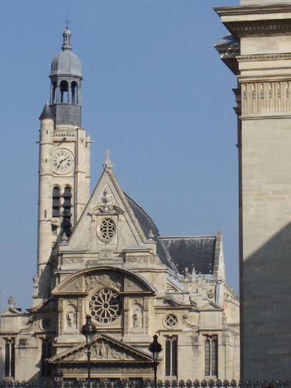 2007 Paris - neben dem Panthéon; die Kirche Saint Etienne-du-Mont