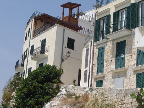 2007 Puglia - Vieste; Ausblick aufs Meer