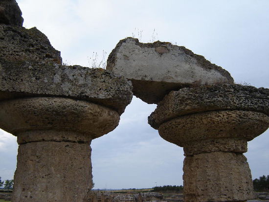 2007 Basilicata - Metaponto; bei den Grabungsfeldern