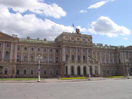 St. Petersburg - Das Marienpalais am Isaaksplatz