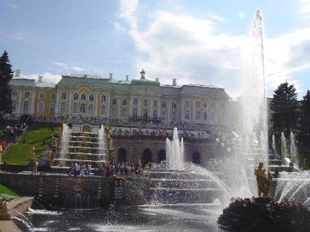 St. Petersburg 2002 - Peterhof mit seinen fantastischen Wasserspielen