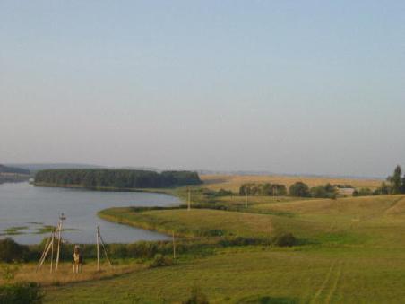 Litauen 2002 - von Landwirtschaft geprägte Gegend