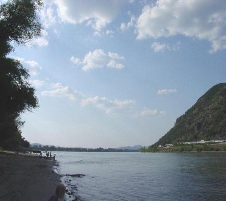 2003 - an der Donau, lesen und relaxen