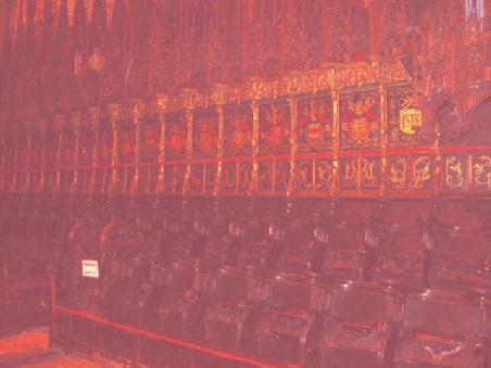 Barcelona 2003 - Chorgestühl