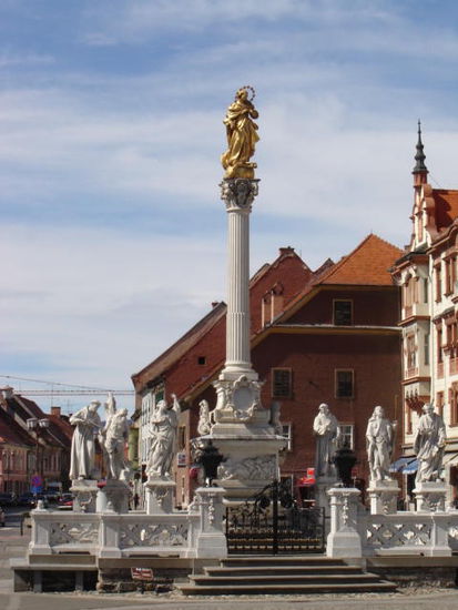 2008 - Maribor; die Pestsäule
