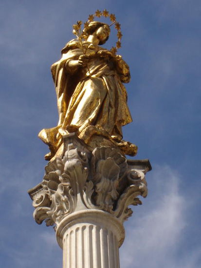 2008 - Maribor; Details an der Pestsäule