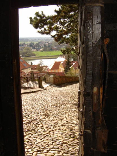 2008 - Ptuj; ... hinunter in die Stadt