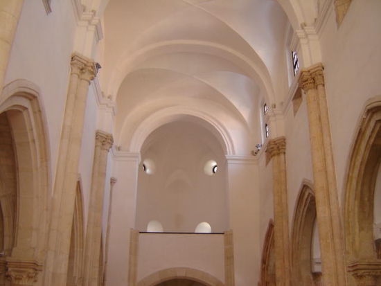 2008 - Kloster Mariabrunn; im Inneren der Kirche, zur Zeit noch in Renovation
