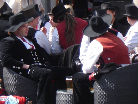 2008 - Ljubljana; fröhliche Geselligkeit