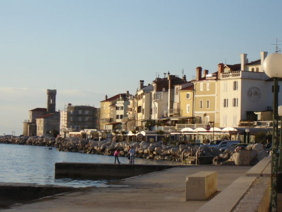 2008 - Piran; der Mole entlang
