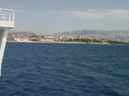 2004 Fähre nach Split - die Stadt Split