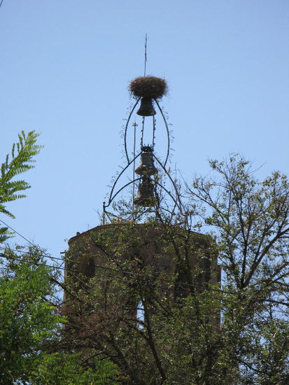 2008 - Spanien; 
Kuriosität am Wegesrand - Glockenturm einmal anders!