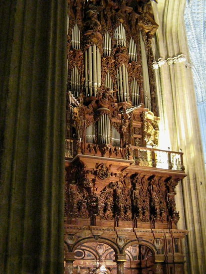 2008 - Sevilla; die Orgel