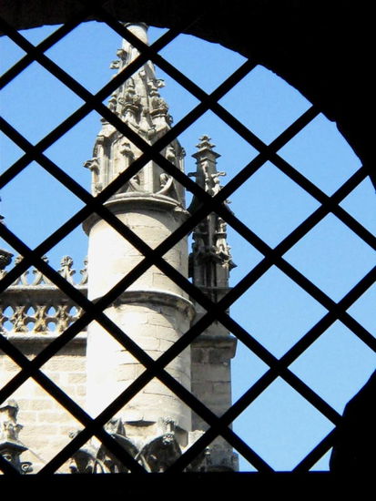 2008 - Sevilla; Aufstieg auf den Glockenturm; Aussicht