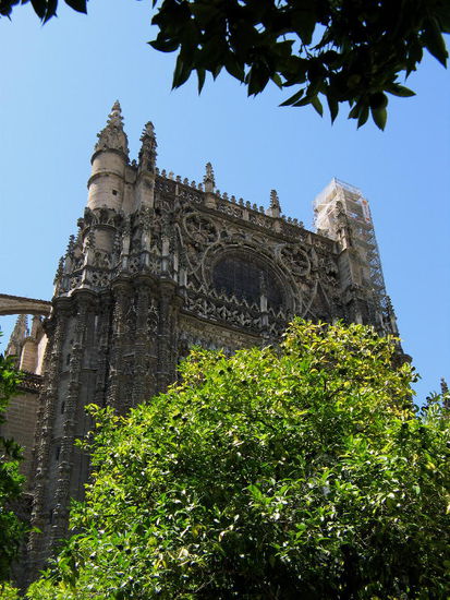 2008 - Orangenhof; Blick auf die Fassade der Kathedrale