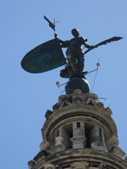 2008 - la Giralda; die Wetterfahne auf dem Glockenturm