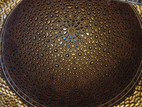2008 - Alcazar; Salon des Embajadores; Kuppel von 1420 aus Zedernholz