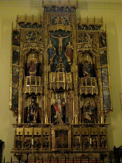 2008 - Malaga; prachtvolle Seitenaltäre