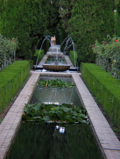 2008 - Generalife; der Acequia del Generalife