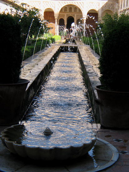 2008 - Generalife; Wasserspiele im Licht der Sonne